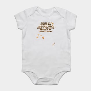 Oddly specific. Coffee stains Baby Bodysuit